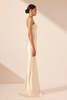 Shona Joy La Lune Strapless Ruched Bodice Maxi Dress - Cream - Thumbnail 5