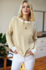 Emerson Fry Carolyn Sweater - Marigold Stripe - Thumbnail 2