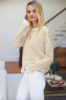 Emerson Fry Carolyn Sweater - Marigold Stripe - Thumbnail 4