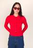 Rollas Caroline Knit Long Sleeve Top - Coral - Thumbnail 5