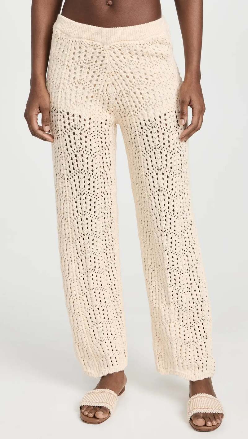 andpal crochet lace pants アイボリー 80 新品完売品 &pal】crochet lace pants /2 color | mumu
