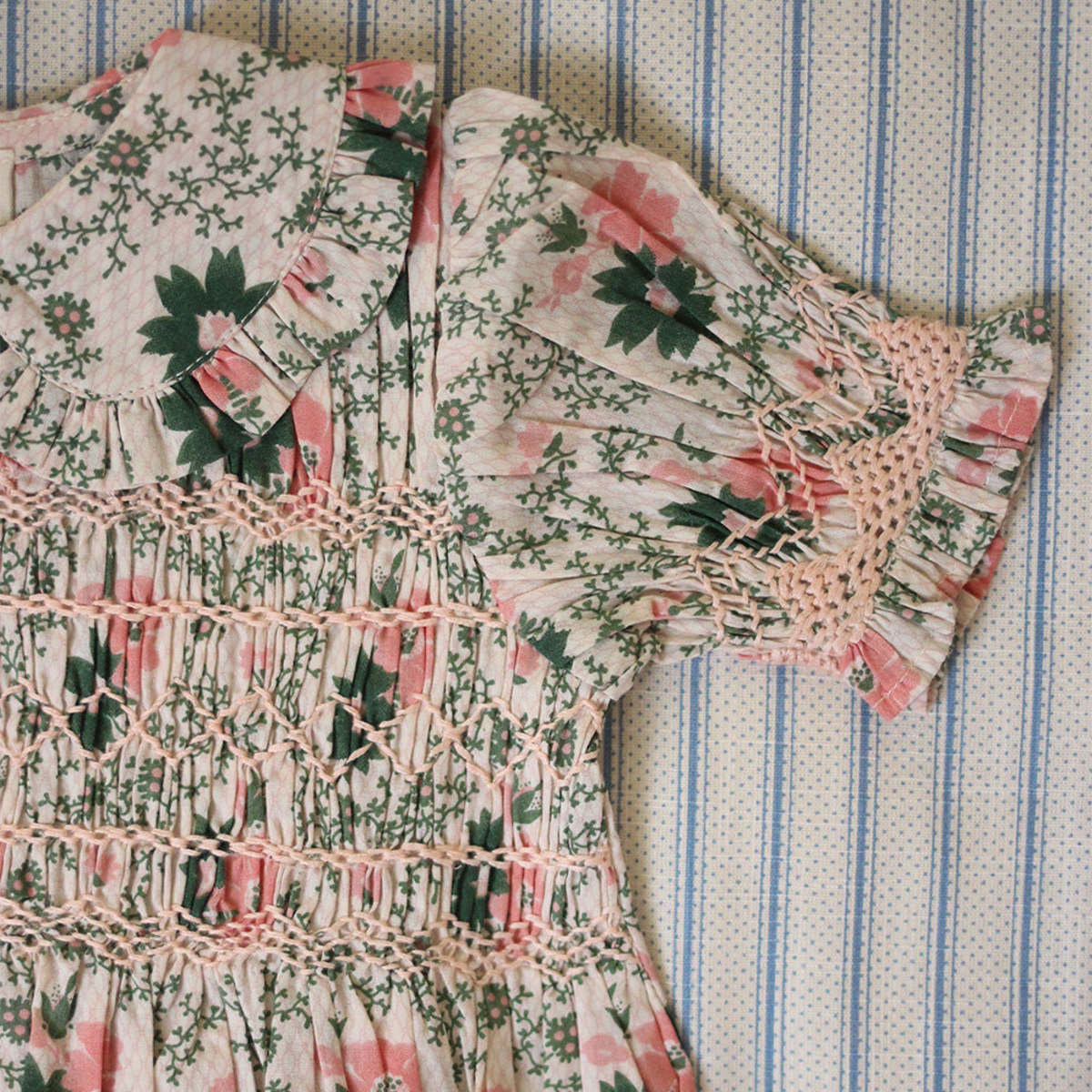 Kids Bonjour Handsmock Baby Blouse - Prairie In Bloom - Image 4 of 5