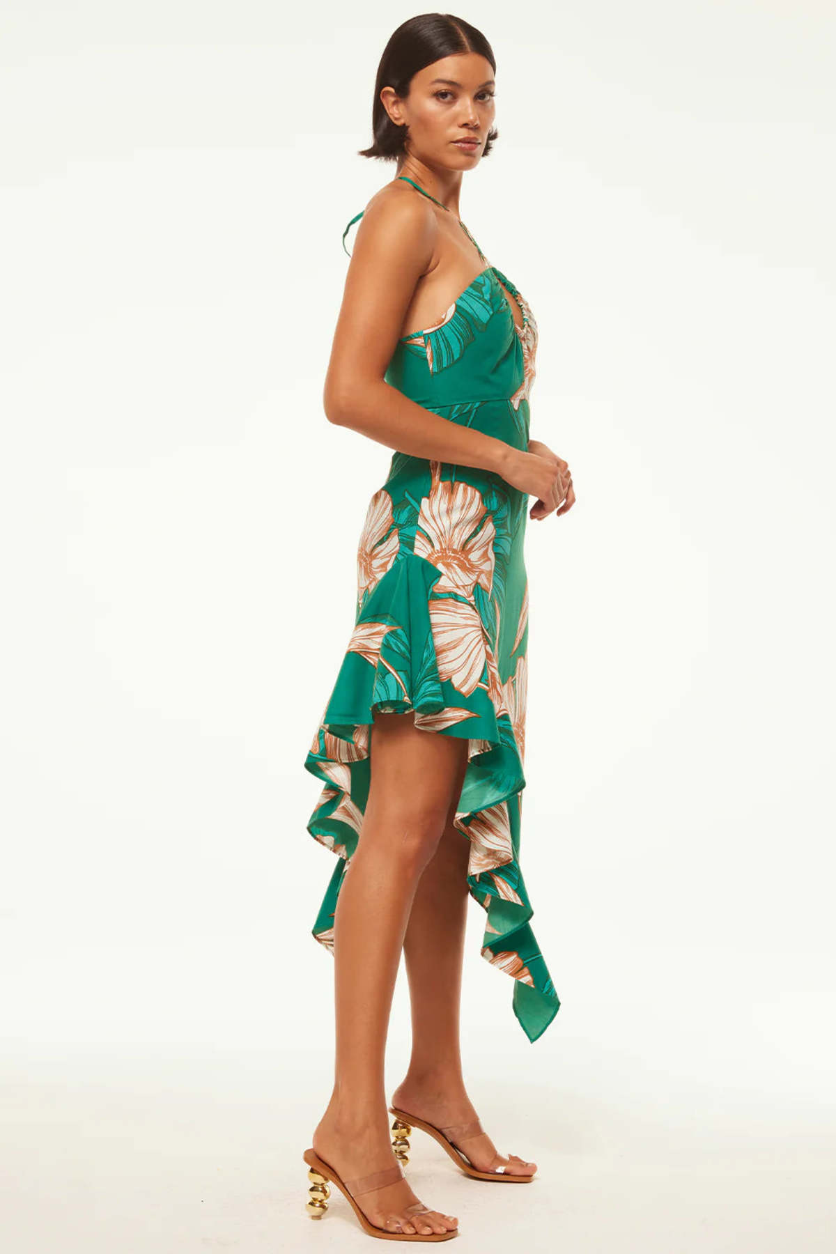 slim fit dress slacks Misa Flora Dress In Full Bloom – Monkee's of the Pines main image 1