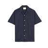 Portuguese Flannel Dogtown Shirt - Navy - Thumbnail 1