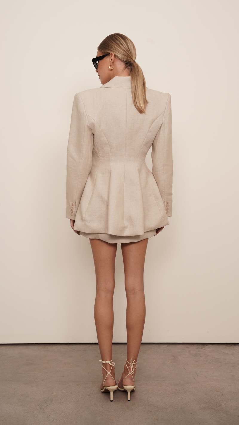 Parentezi Coraline Linen Dress - Oat