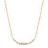 Jennie Kwon Designs Diamond Minuet Necklace - 14K White/14K Rose/14K Yellow - Thumbnail 4