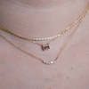 Jennie Kwon Designs Diamond Minuet Necklace - 14K White/14K Rose/14K Yellow - Thumbnail 2