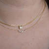 Jennie Kwon Designs Diamond Minuet Necklace - 14K White/14K Rose/14K Yellow - Thumbnail 3