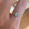 Jennie Kwon Designs Diamond Sprinkle Arch Ring - Mullti - Thumbnail 2