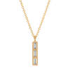 Jennie Kwon Designs Diamond Tile Necklace - Multi - Thumbnail 4