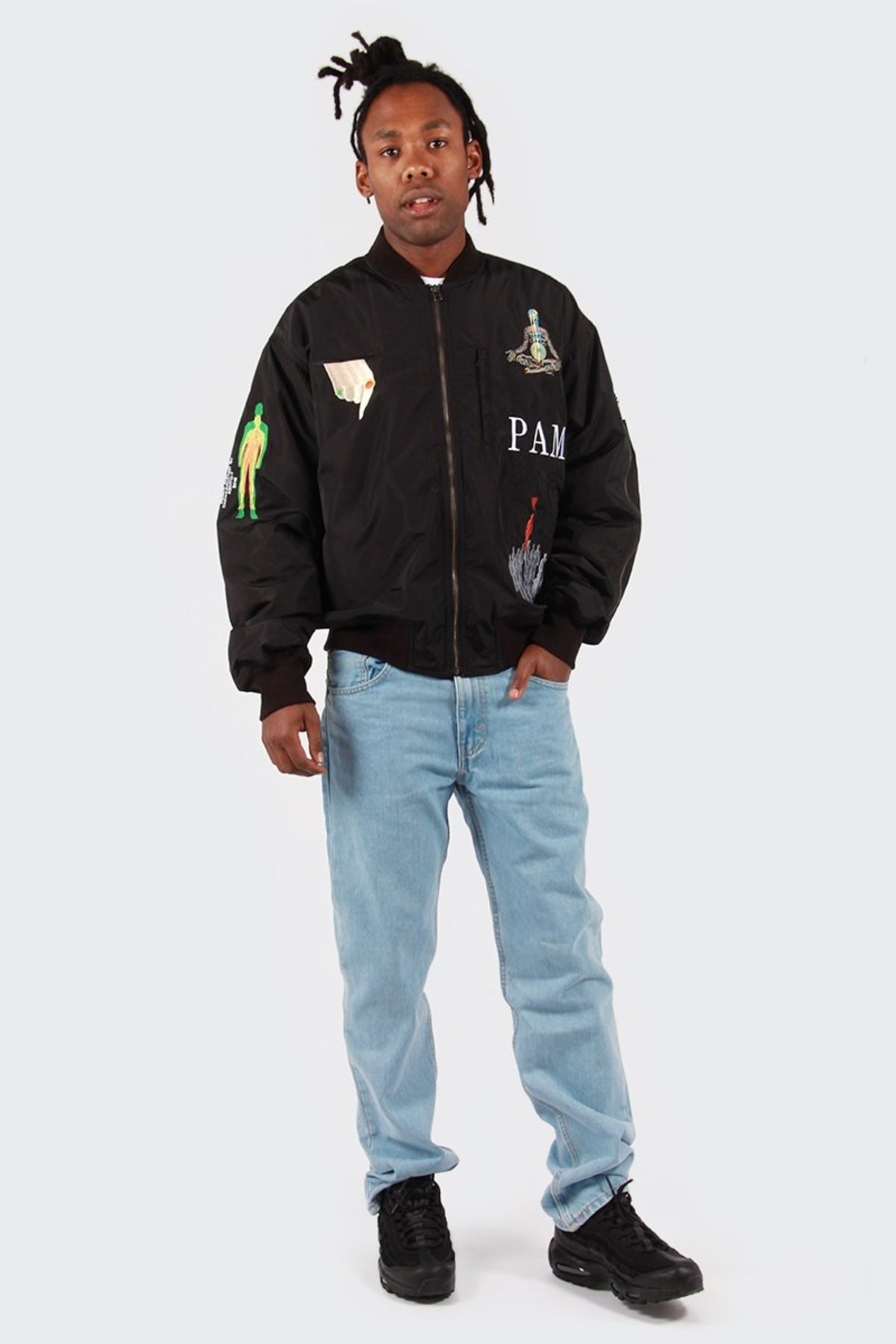 Perks and Mini Collective Perspective Bomber - Black | Garmentory