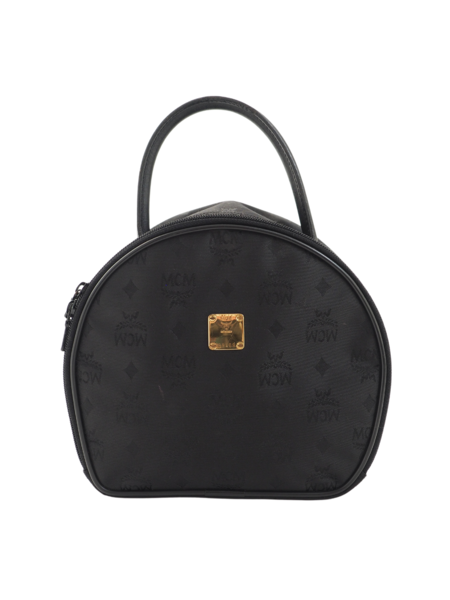 MCM Lamb Nappa Leather Mode Travia Shoulder Bag - Black | Garmentory