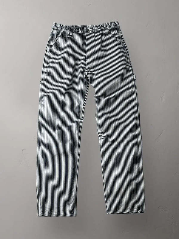 高い品質 - Pants Painter Hickory Head Flat The White/Navy Garmentory | パンツ
