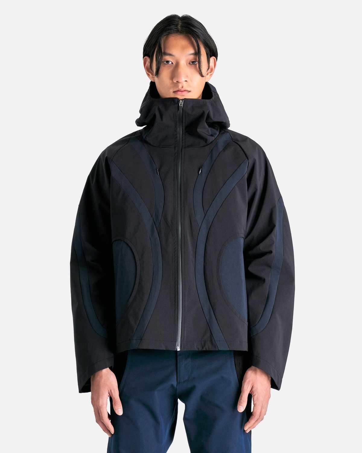 ジャケット・アウター cmmawear black akaza jacket Akaza-3-Layer-Jacket-in-Black-