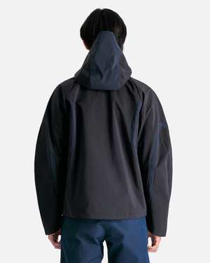 CMMAWEAR Akaza 3 Layer Jacket - Black/Navy | Garmentory