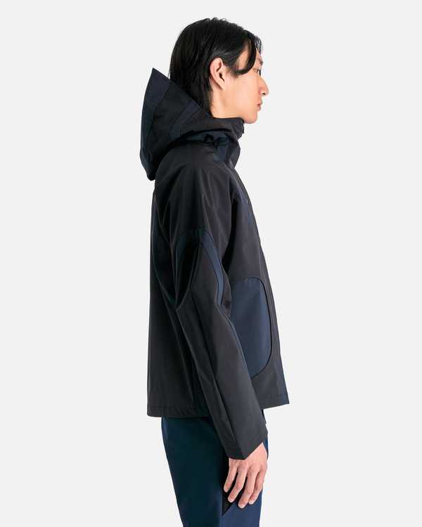 CMMAWEAR Akaza 3 Layer Jacket - Black/Navy | Garmentory