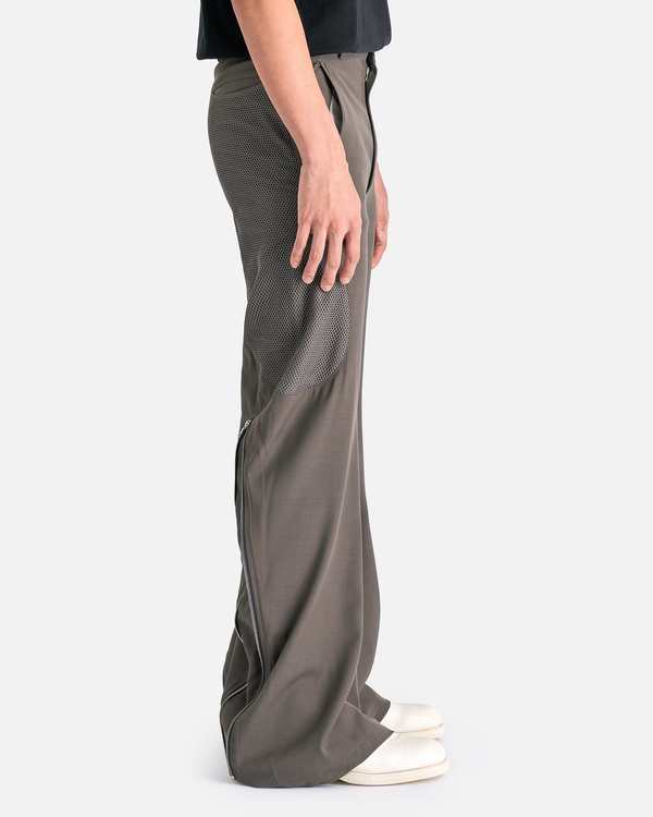 CMMAWEAR Articulated Back-Zip Trousers - Grey | Garmentory