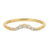 Jennie Kwon Designs Diamond Ripple Arch Ring - 14K Yellow/14K Rose/14K White - Thumbnail 6