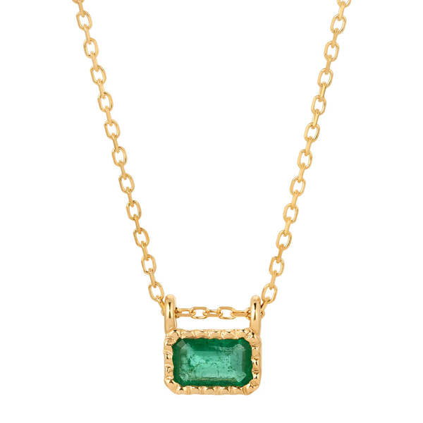 Jennie Kwon Designs Emerald EC Necklace