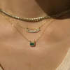 Jennie Kwon Designs Emerald EC Necklace - Thumbnail 2