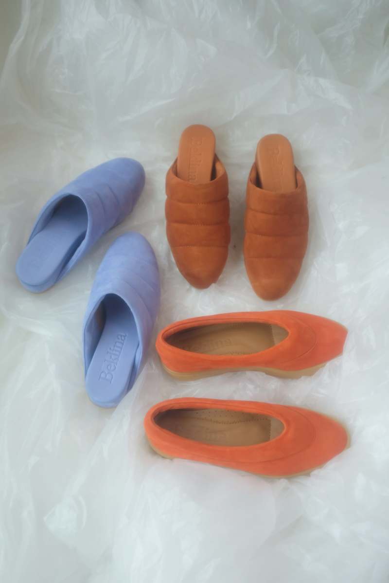 Beklina Ribbed Wedge - Squash Beklina Ribbed Wedge - Squash