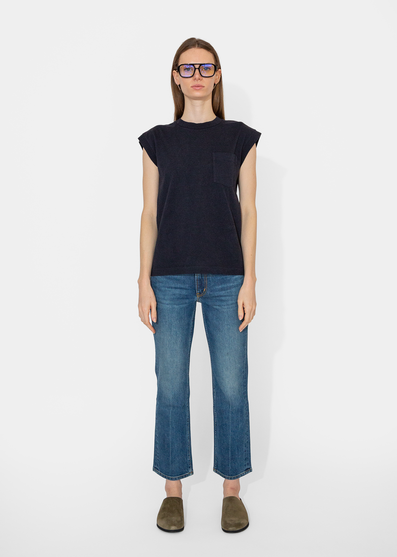 B Sides Pocket Tank - Marine Overdye