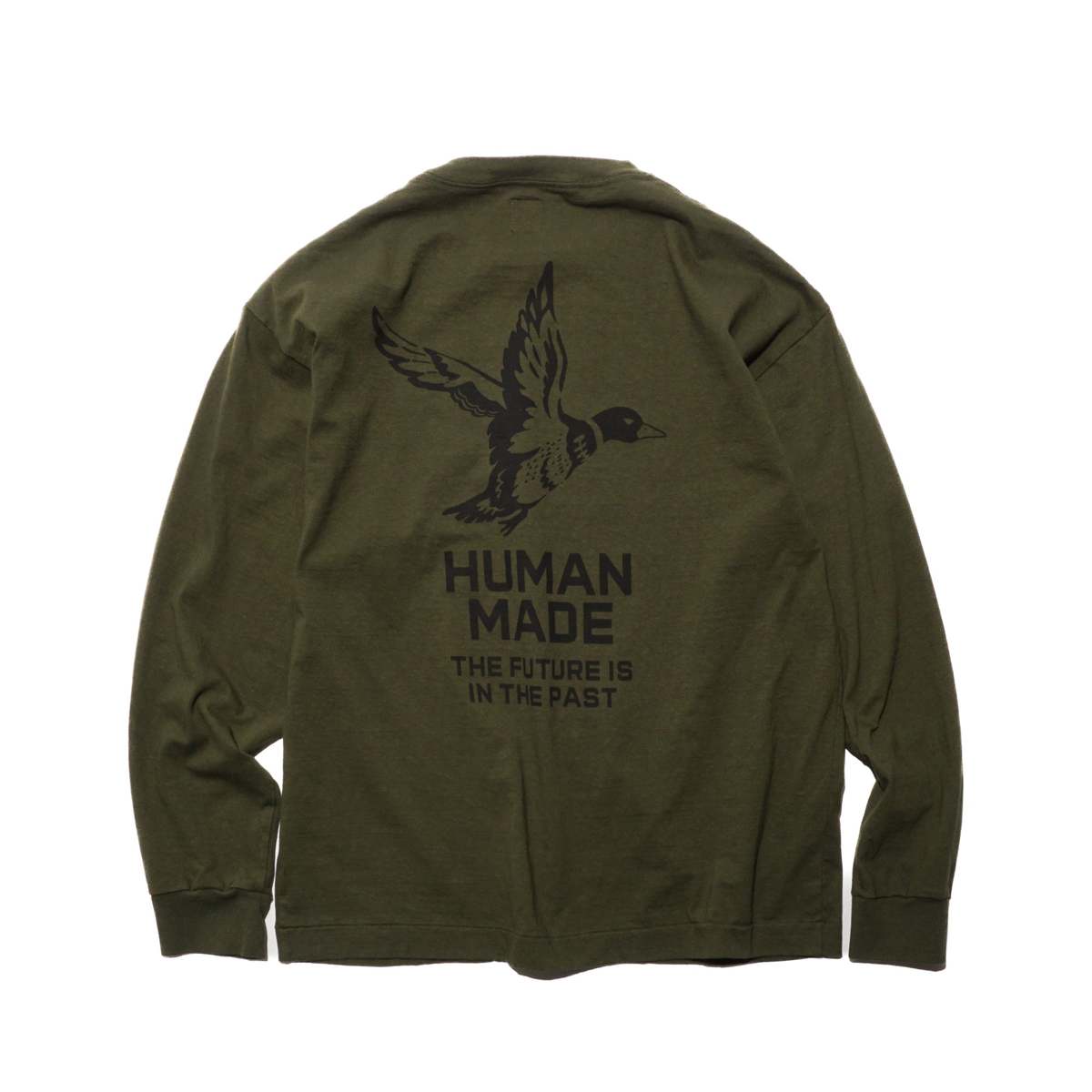 Human Made Graphic L/s T-shirt - Olive Drab | Garmentory