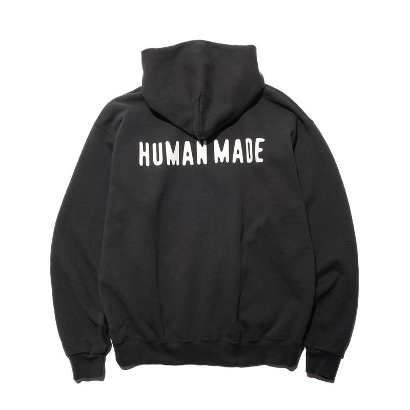 Human Made Zip-up Hoodie - Black | Garmentory 