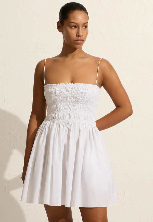mini dress day Flora Day Strapless Floral Embellished Mini Dress Fuchsia