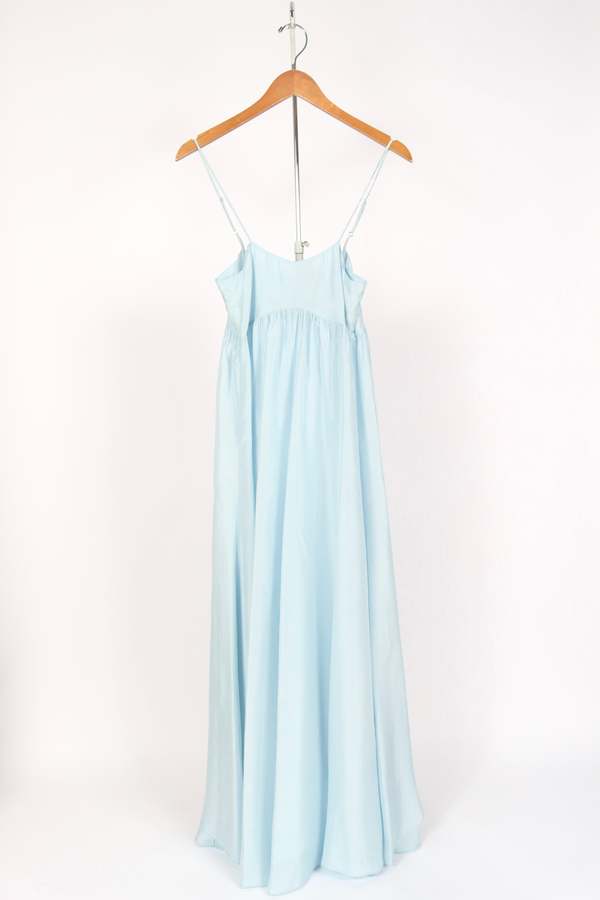 knee length dresses for ladies Forte Forte Abito Raso Vi/Se Stampa "Up Above In The Sky" Sunset 9068