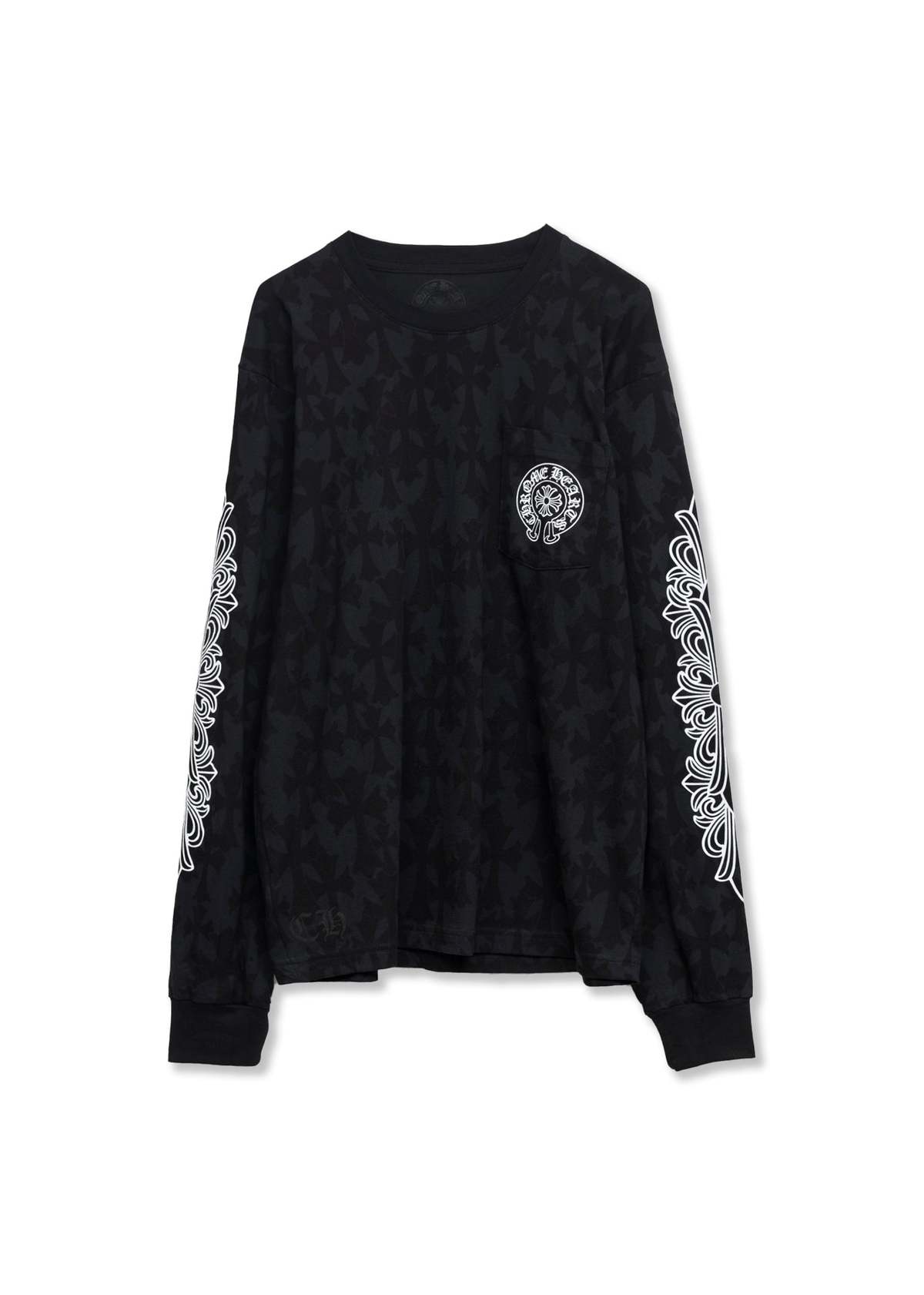 大人気◆送料込【Chrome Hearts】Camo Horseshoe ロング Tシャツ 大人気◇送料込【Chrome Hearts】Camo Horseshoe ロング Tシャツ