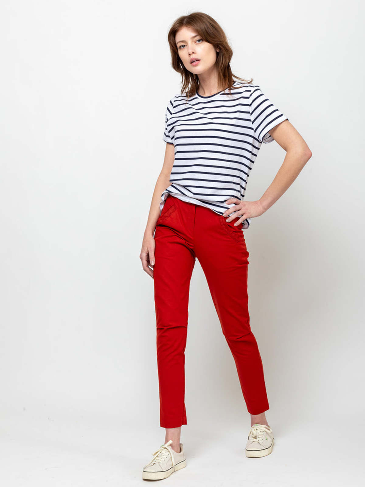 H+ Hannoh Wessel Prudens Pants - Vermillion - Image 1 of 6