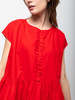 A Punto B Ruffle Front Dress - Pomegranate - Thumbnail 2