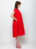 A Punto B Ruffle Front Dress - Pomegranate - Thumbnail 5
