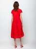 A Punto B Ruffle Front Dress - Pomegranate - Thumbnail 6