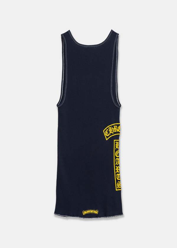 トップス chrome hearts CH plus backlogo tanktop chrome hearts CH Logo Tank Top - Navy | Garmentory