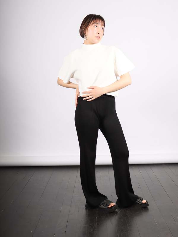 CFCL BS RIB TIGHT FLARE PANTS