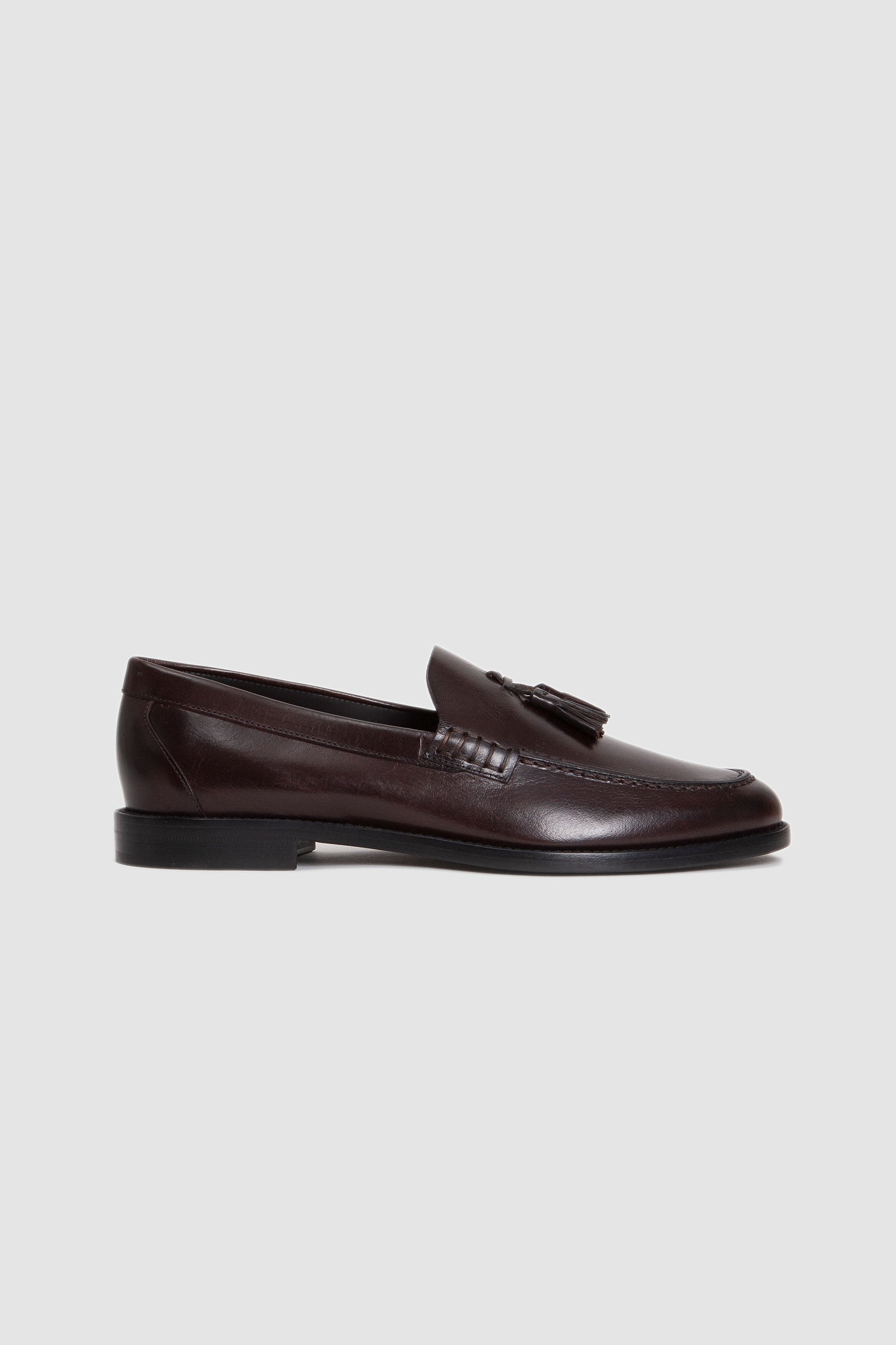 Men\'s dark Brown Loafers NWT $750 by Calipierre Napoli sz 11 US 44 EU SALE! NAPOLI Brown Leather Slip-On Woven Men main image 4