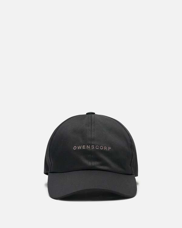 Rick Owens Owenscorp Baseball Cap - Black/Dust | Garmentory