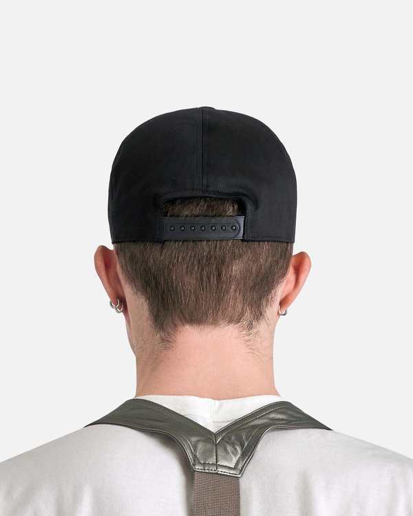 Rick Owens Owenscorp Baseball Cap - Black/Dust | Garmentory