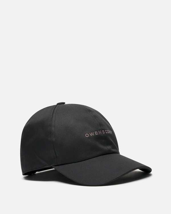 Rick Owens Owenscorp Baseball Cap - Black/Dust | Garmentory