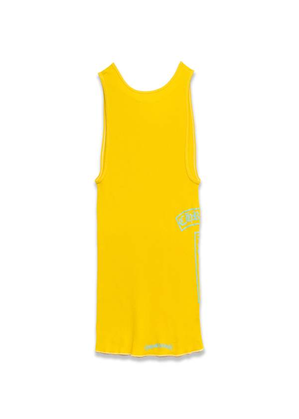 chrome hearts CH Logo Tank Top - Yellow | Garmentory