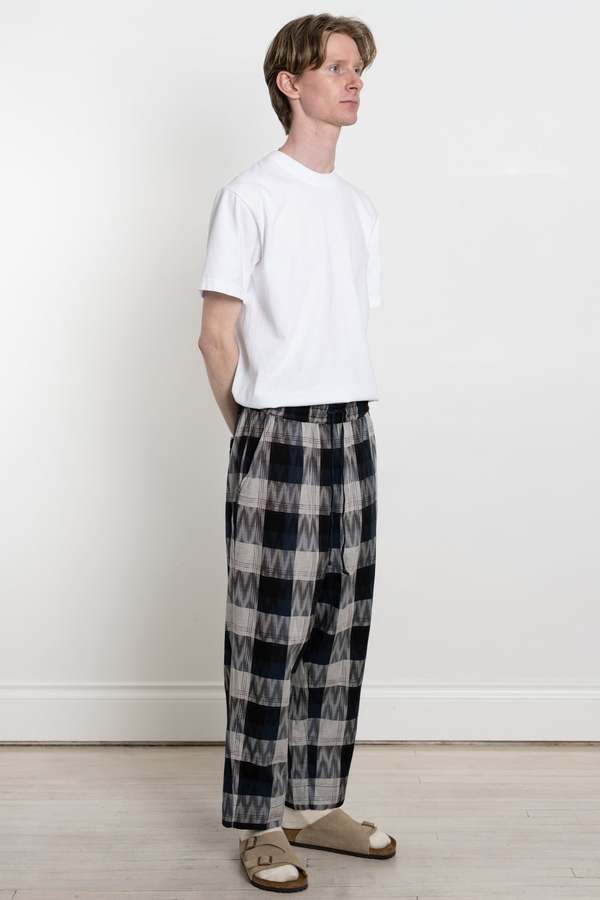 Universal Works Judo Pant - Deck Ikat Indigo | Garmentory