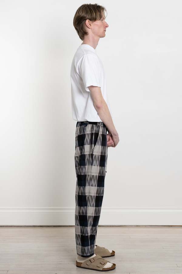 Universal Works Judo Pant - Deck Ikat Indigo | Garmentory