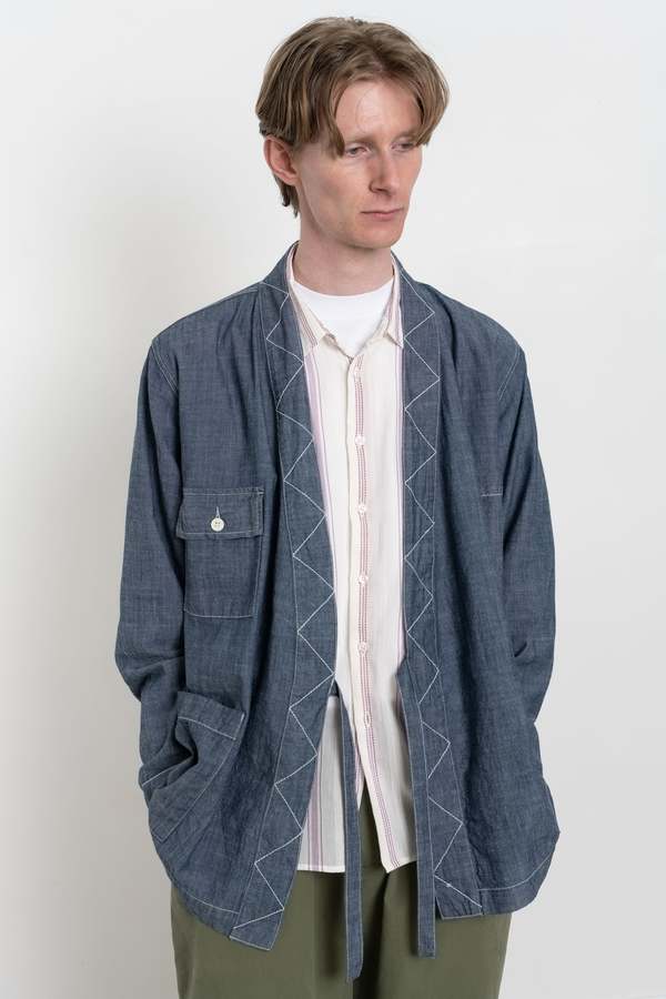 Universal Works Osaka Work Jacket - Chambray Indigo | Garmentory