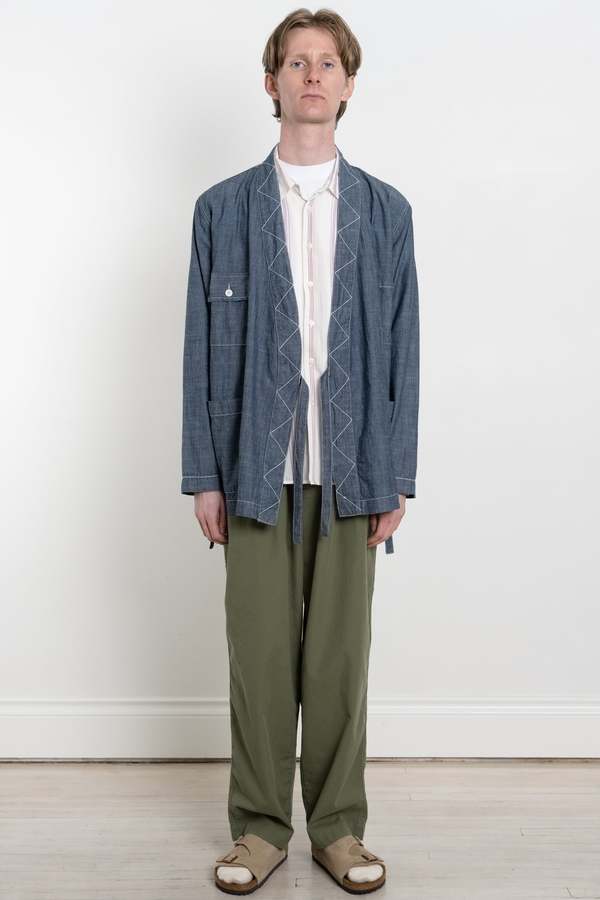 Universal Works Osaka Work Jacket - Chambray Indigo | Garmentory