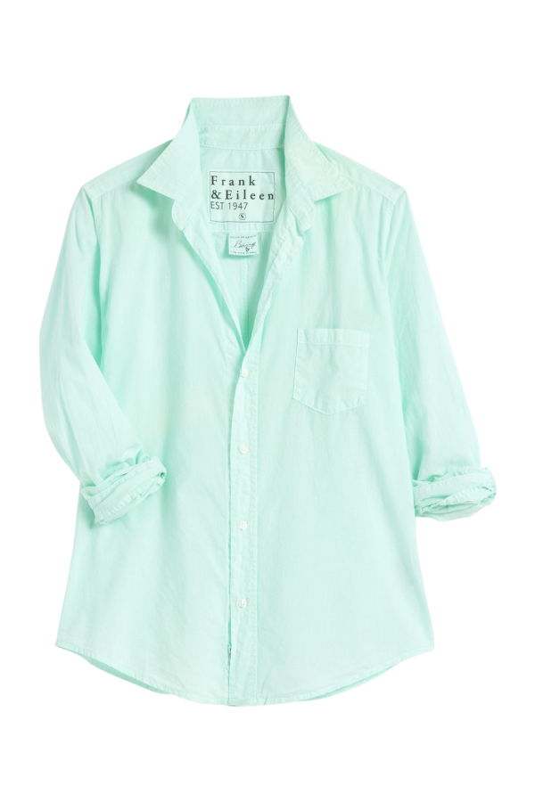 Frank & Eileen Relaxed Button-Up Shirt - Sea Glass