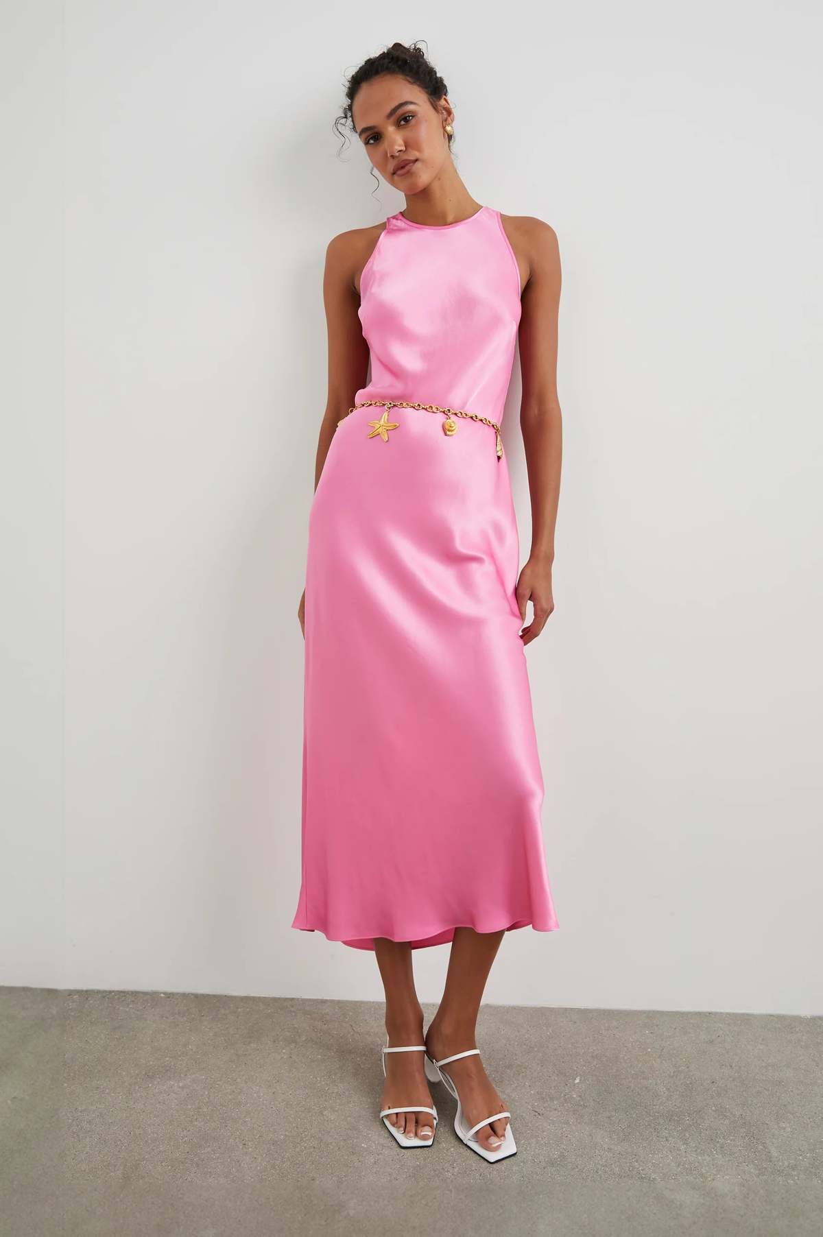 malibu pink bridesmaid dress Made in USA Baby Pink Infinity Dress Bridesmaid Multiway Convertible Dress main image 1
