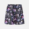 Mauna Kea Jellyfish Allover Print Boardshorts - Black/Purple Jellyfish - Thumbnail 1