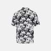 Mauna Kea Palm Trees Allover Print Shirt - Black/White Palm Trees - Thumbnail 1